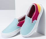 Vans - Kids Classic Slip-On Shoes | Multi (Retro Rainbow)