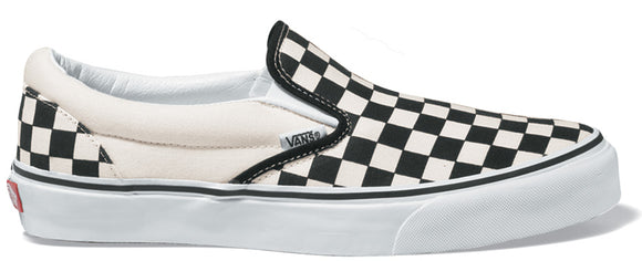 Vans - Classic Slip-On Shoes | Black White (Checkerboard)