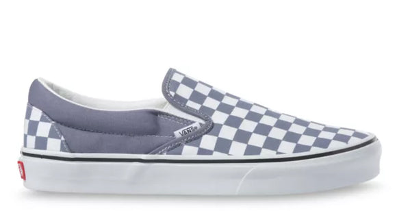 Vans - Classic Slip-On Shoes | Blue Granite (Checkerboard)