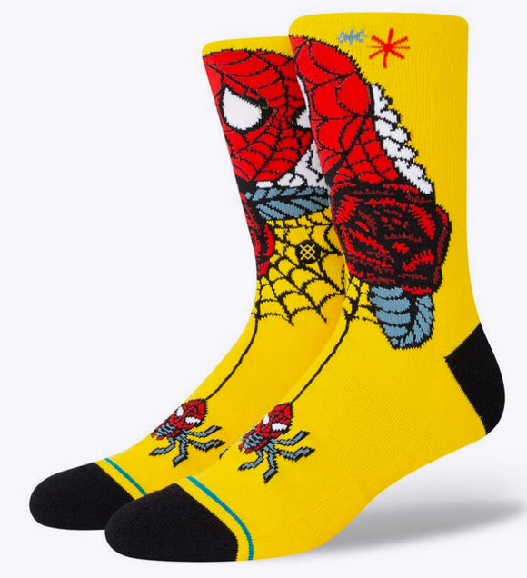 Stance - Spiderman 'Spidey Season' Socks | Yellow