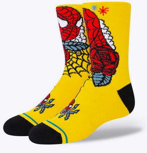 Stance - Kids Spiderman 'Spidey Season' Socks | Yellow