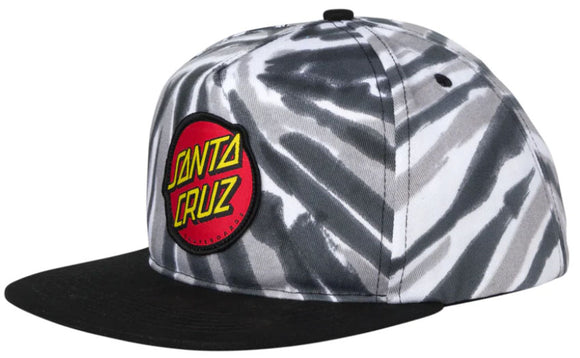 Santa Cruz - Classic Dot Snapback Hat | Black Twist