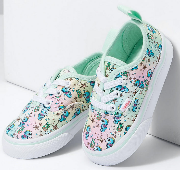 Toddler Teal Vans Girls VANS Kids' Sk8-hi Zip Sneaker In Pastel