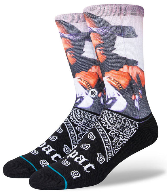 Stance - Tupac 'Makaveli' Socks | Black