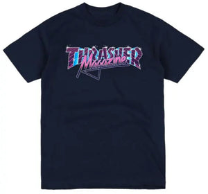 Thrasher - Vice Logo Tee | Navy