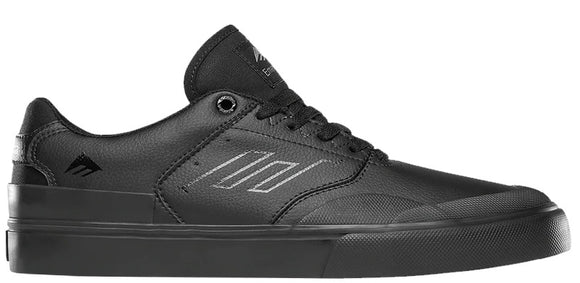 Emerica - The Low Vulc Shoes | Black Black (Leather)