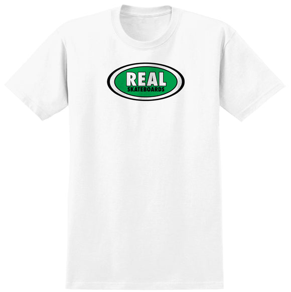 Real - Oval Tee | White