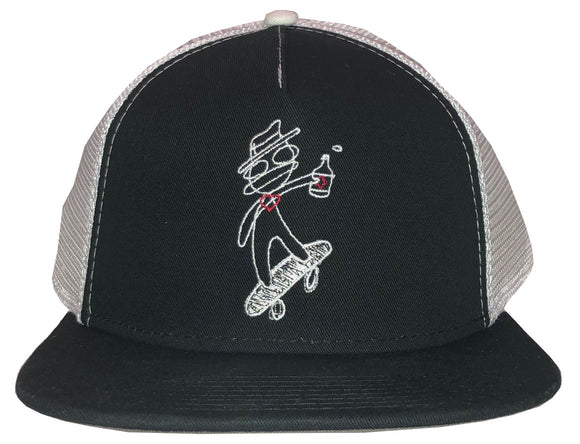 Plus - Drinkin' Buddy Trucker Hat | Black White
