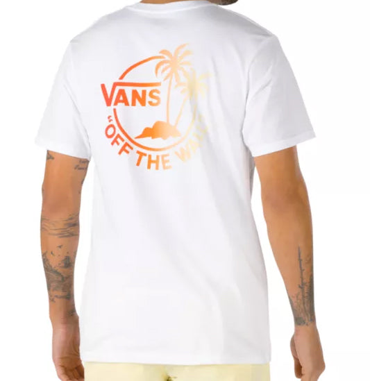 Vans - Mini Dual Palm Tee | White Spicy Orange