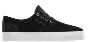 Emerica - Kids Romero Laced Shoes | Black White