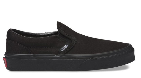 Vans - Kids Classic Slip-On Shoes | Black Black